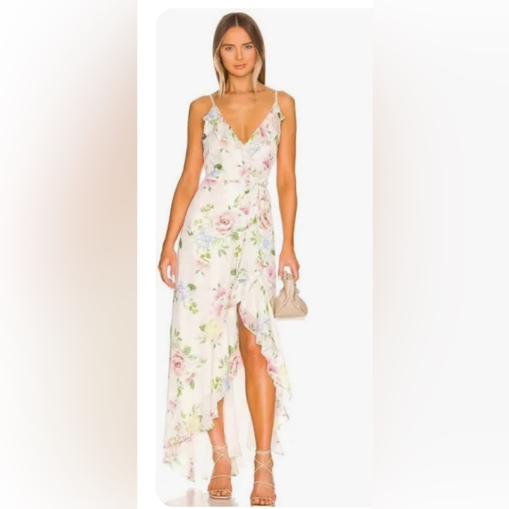 Yumi Kim White Sleeveless Tie Front Sundress